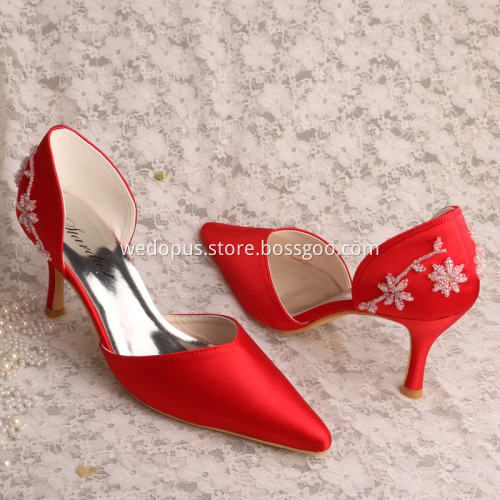 Red Shoes for Wedding Guest Women